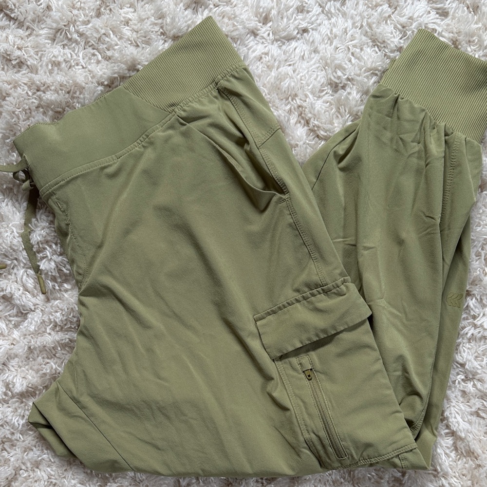 All in Motion Target Cargo Jogger Pants Sage XL Athletic Stretch
